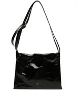 Jil Sander petit sac porté épaule en cuir - Noir - thumbnail