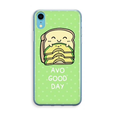 Avo Good Day: iPhone XR Transparant Hoesje