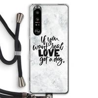 Partner in crime: Sony Xperia 1 III Transparant Hoesje met koord
