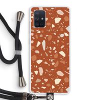 Terrazzo N°22: Samsung Galaxy A71 Transparant Hoesje met koord