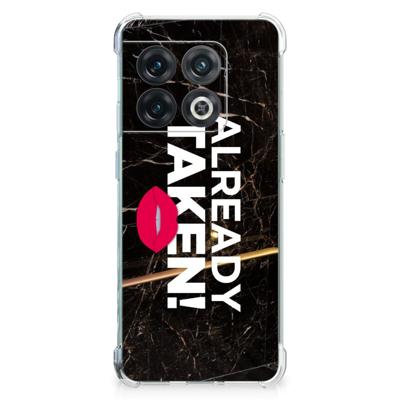 OnePlus 10 Pro Telefoonhoesje met tekst Already Taken Black OnePlus 10 Pro Telefoonhoesje met tekst Already Taken Black