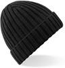 Beechfield CB465 Chunky Ribbed Beanie - Black - One Size