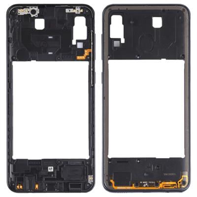 Middelste Frame Bezel plaat voor Galaxy A30 SM-A305F/DS(Black)