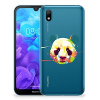 Huawei Y5 (2019) Telefoonhoesje met Naam Panda Color