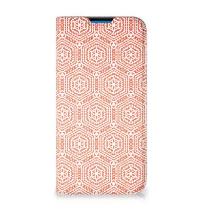 iPhone 14 Pro Max | Hoesje met Magneet | Pattern Orange iPhone 14 Pro Max | Hoesje met Magneet | Pattern Orange