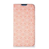 iPhone 14 Pro Max | Hoesje met Magneet | Pattern Orange