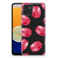 Samsung Galaxy A03 | Siliconen Case | Pink Macarons