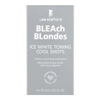 Lee Stafford Bleach Blondes Ice White Toning Cool Shots 4x15ml