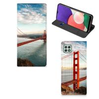 Samsung Galaxy A22 5G | Book Cover | Golden Gate Bridge
