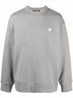 Acne Studios sweat oversize à patch Face - Gris