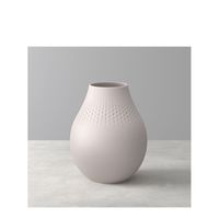 Villeroy & Boch Manufacture Collier Beige Vaas Perle L 20cm Villeroy & Boch Manufacture Collier Beige Vaas Perle L 20cm