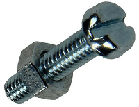 mack metaalschroef cilindrische kop + moer verzinkt m5 x 40 mm 10 stuks - thumbnail