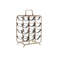 Flessenrek DKD Home Decor 37 x 23,5 x 54 cm Metaal Koper Polyurethaan