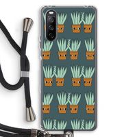 Sansevieria: Sony Sony Xperia 10 III Transparant Hoesje met koord