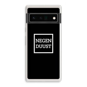 Negenduust black: Google Pixel 6 Pro Transparant Hoesje