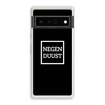 Negenduust black: Google Pixel 6 Pro Transparant Hoesje