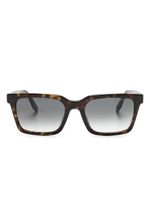 Marc Jacobs Eyewear lunettes de soleil à effet écailles de tortue - Marron