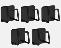 StickDry RVS Sponshouder - Zelfklevende Organizer voor Goothoek & Keukenaccessoires