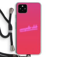 Vice Glow: Pixel 5a 5G Transparant Hoesje met koord