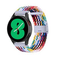 Braided nylon bandje - Multicolor - Samsung Galaxy Watch Active 2 - thumbnail