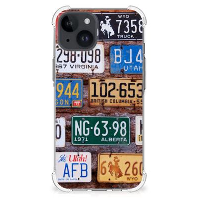 iPhone 15 Anti-shock Hoesje met foto Kentekenplaten iPhone 15 Anti-shock Hoesje met foto Kentekenplaten