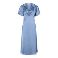 Neo noir - Blauw | Dames | Jurk | Blauw | 40 | regular | Kamst mode