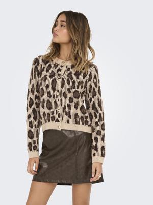 Only Onlsybille Ls Jq Button Cardigan Cs Knt Vest Irish Cream