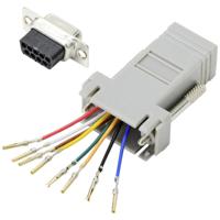 TRU COMPONENTS D-sub adapter D-sub bus 9-polig - RJ45-bus 1 stuk(s) - thumbnail