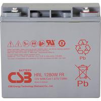 CSB Battery HRL 1280W high-rate longlife Loodaccu 12 V 20 Ah Loodvlies (AGM) (b x h x d) 181 x 167 x 76 mm M5-schroefaansluiting Onderhoudsvrij, Geringe