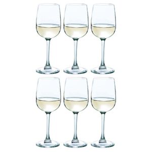 6x Stuks wijnglazen Versailles voor witte wijn 280 ml