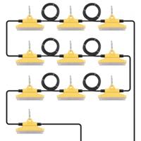 VEVOR 30,5 m bouwschijnwerper werklamp 15000LM bouwschijnwerperkoplamp