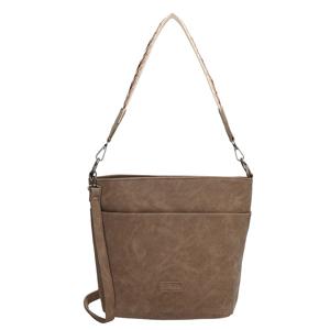 Beagles Shopper/Schoudertas Malaga Donkertaupe