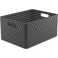 Rotho 1166808853 Opbergmand (l x b x h) 43 x 33 x 21.5 cm Antraciet 1 stuk(s)