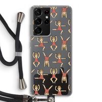 Gymboys: Samsung Galaxy S21 Ultra Transparant Hoesje met koord