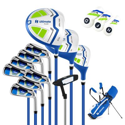 15-Delige Complete Golf Clubset Golfset met Golftas & Regenhoes Blauw