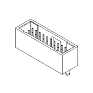 Molex 713491037 Male header (standaard) Totaal aantal polen: 10 Rastermaat: 2.54 mm Inhoud: 1 stuk(s) Tube