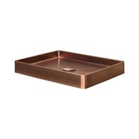 Waskom Lanesto Vanity 47x32x8 cm Copper (excl kraan incl waste) - thumbnail