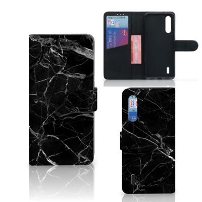 Xiaomi Mi 9 Lite | Bookcase | Marmer Zwart - Origineel Cadeau Vader