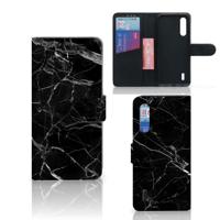 Xiaomi Mi 9 Lite | Bookcase | Marmer Zwart - Origineel Cadeau Vader