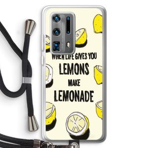 Lemonade: Huawei P40 Pro Plus Transparant Hoesje met koord