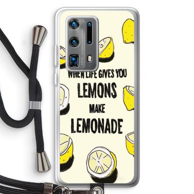 Lemonade: Huawei P40 Pro Plus Transparant Hoesje met koord