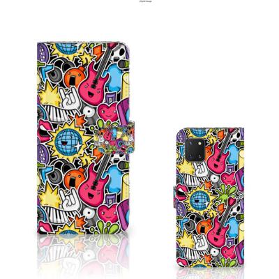 Samsung Note 10 Lite | Wallet Case | met Pasjes | Punk Rock