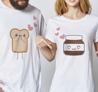 Couple T Shirts Brood en Nutella Couple T Shirts Brood en Nutella