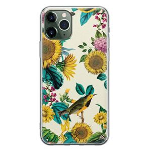 iPhone 11 Pro siliconen hoesje - Sunflowers