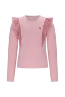 Le Chic winter t-shirt meisjes - roze - Nuffy - confetti-net