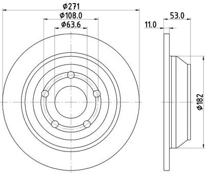Remschijf PRO 8DD355133781