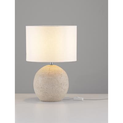 Lyora TafellampNagomi beige met crème kap - 9001068