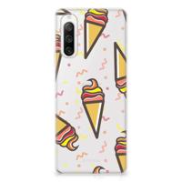 Sony Xperia 10 IV | Siliconen Case | Icecream
