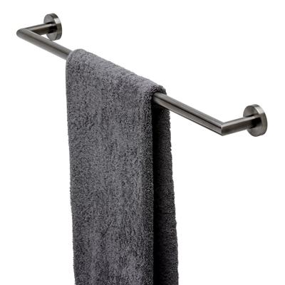 Handdoekrek Geesa Nemox | 60 cm | Zwart metaal geborsteld