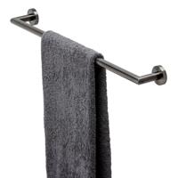 Handdoekrek Geesa Nemox | 60 cm | Zwart metaal geborsteld